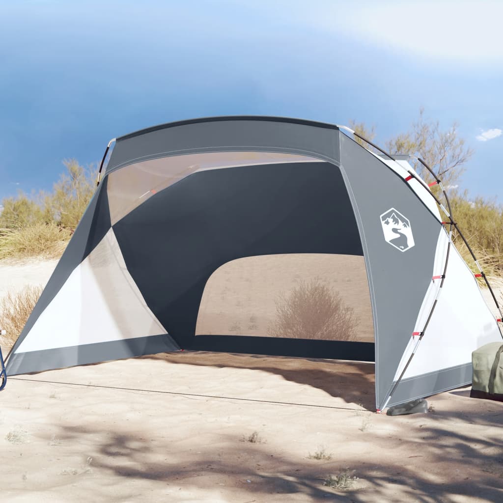 Beach Tent Grey 274x178x170/148 cm 185T Polyester