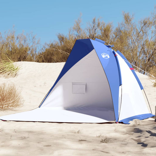 Beach Tent Azure Blue 268x223x125 cm 185T Polyester