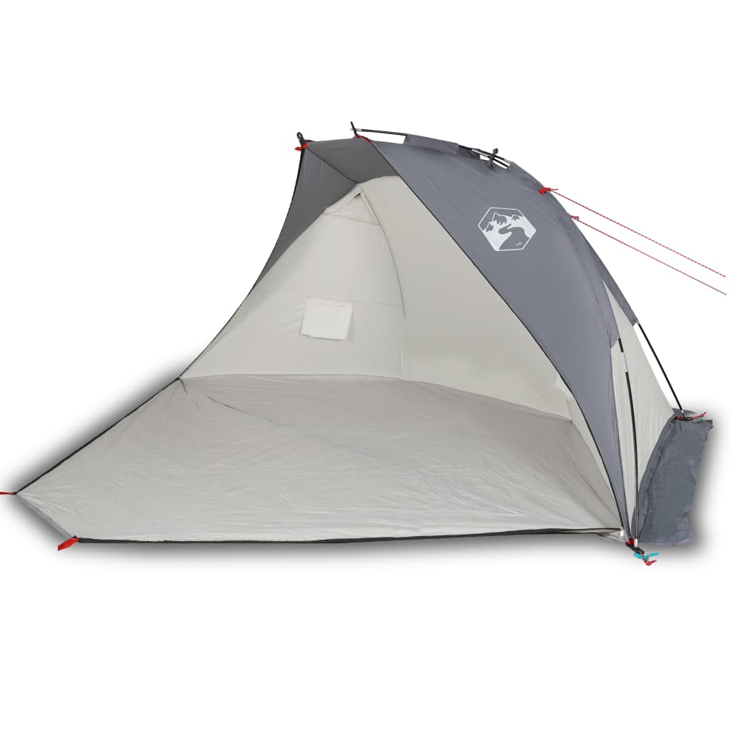 Beach Tent Grey 268x223x125 cm 185T Polyester