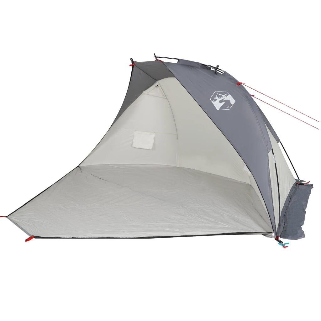 Beach Tent Grey 268x223x125 cm 185T Polyester