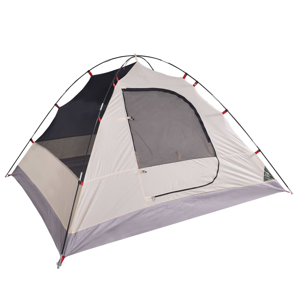 Camping Tent Dome 3-Person Green Waterproof