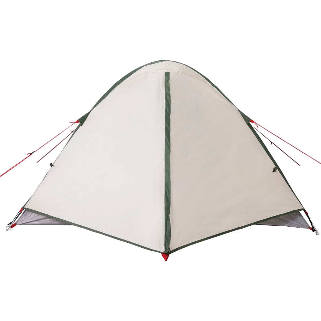 Camping Tent Dome 3-Person Green Waterproof