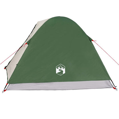 Camping Tent Dome 3-Person Green Waterproof