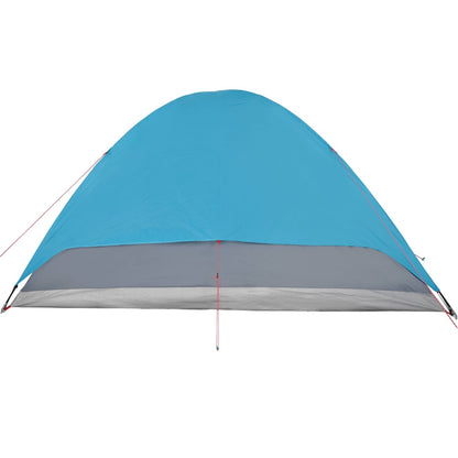 Camping Tent Dome 6-Person Blue Waterproof