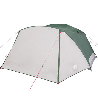 Camping Tent with Porch 4-Person Green Waterproof