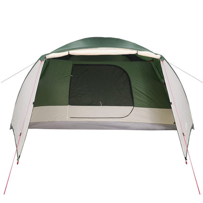 Camping Tent with Porch 4-Person Green Waterproof