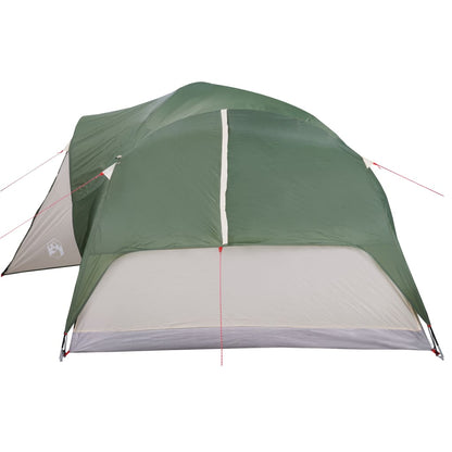 Family Tent Crossvent 8-Person Green Waterproof