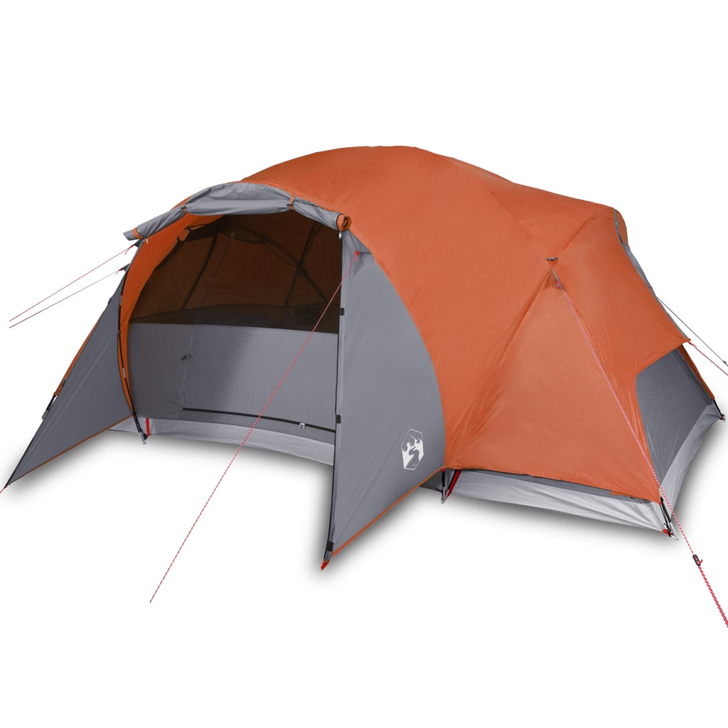 Family Tent Crossvent 8-Person Orange Waterproof