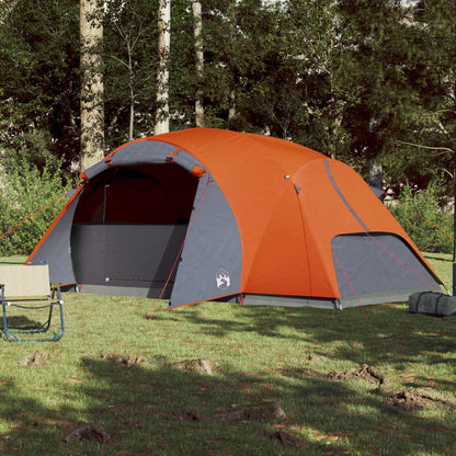 Family Tent Crossvent 8-Person Orange Waterproof