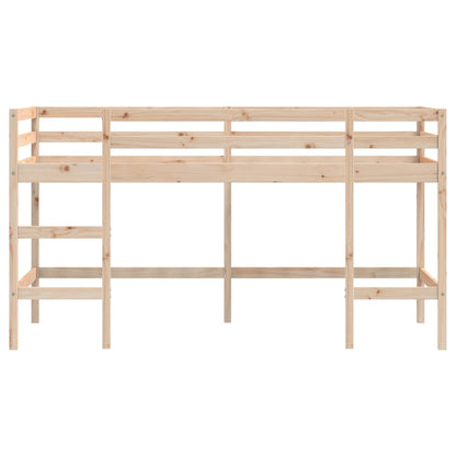 Kids' Loft Bed without Mattress with Ladder 90x200 cm