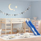 Kids' Loft Bed without Mattress with Slide 80x200 cm