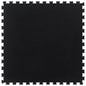 Rubber Floor Tile Black 12 mm 100x100 cm