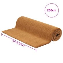 Load image into Gallery viewer, Door Mat Natural 100x200 cm Tufted Coir
