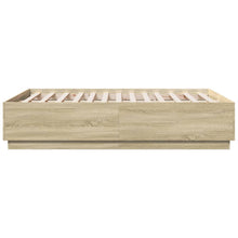 Load image into Gallery viewer, Bed Frame Sonoma Oak 120x190 cm Small Double Engineered Wood
