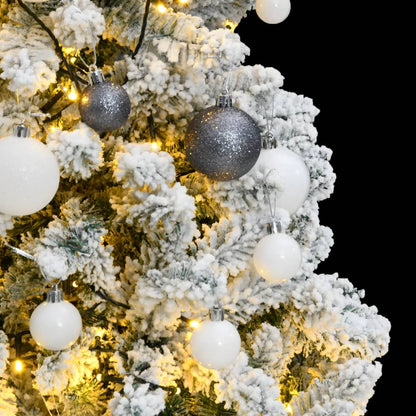 Artificial Hinged Christmas Tree 150 LEDs & Ball Set 120 cm