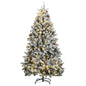 Artificial Hinged Christmas Tree 300 LEDs & Ball Set 270 cm