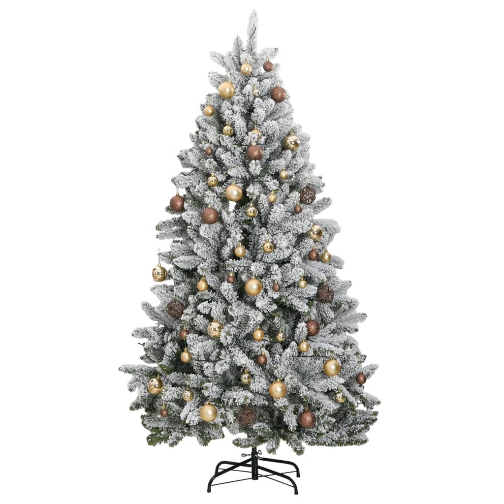 Artificial Hinged Christmas Tree 300 LEDs & Ball Set 300 cm