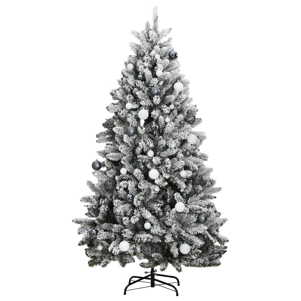 Artificial Hinged Christmas Tree 300 LEDs & Ball Set 270 cm