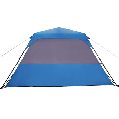 Family Tent 6-Person Green Quick Release Waterproof