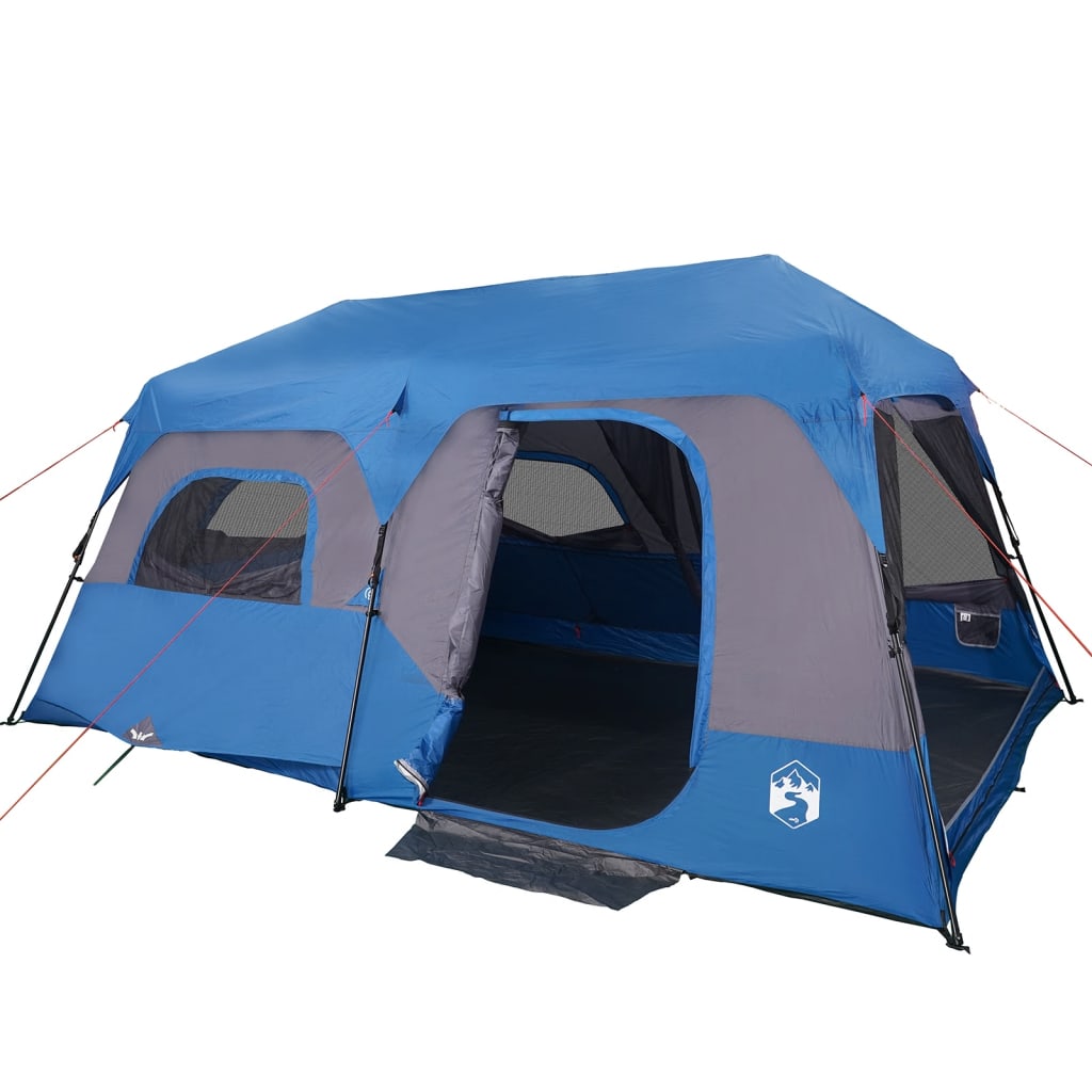 Family Tent 9-Person Green Quick Release Waterproof