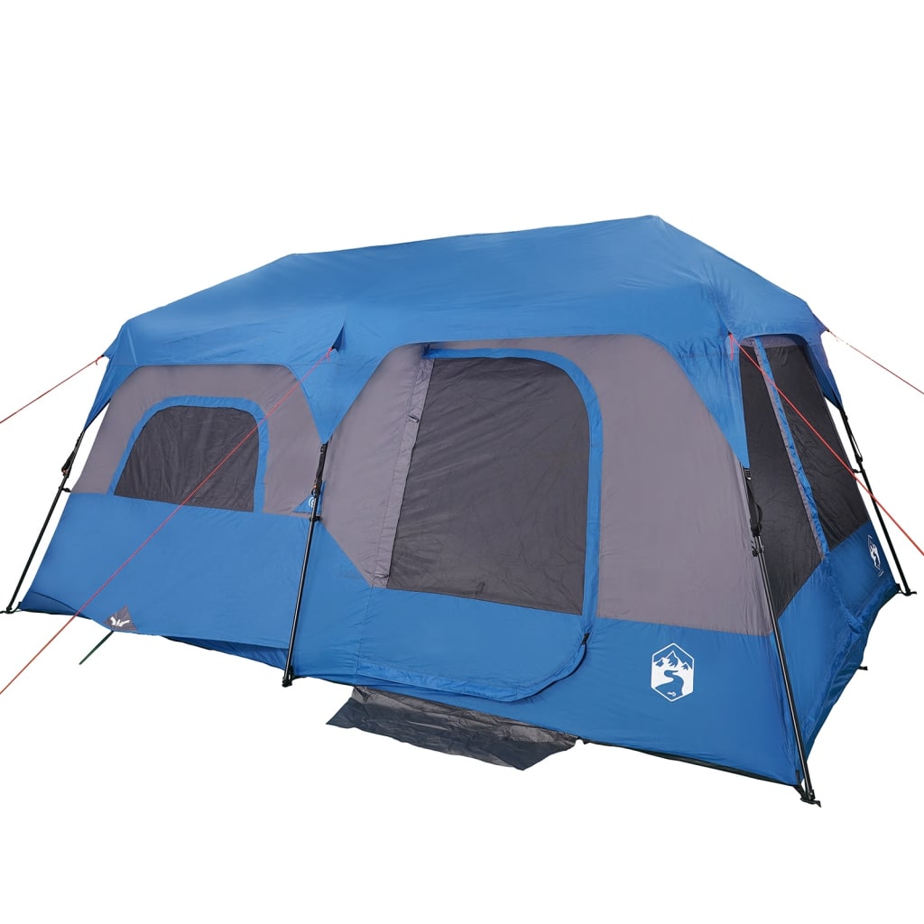 Family Tent 9-Person Green Quick Release Waterproof