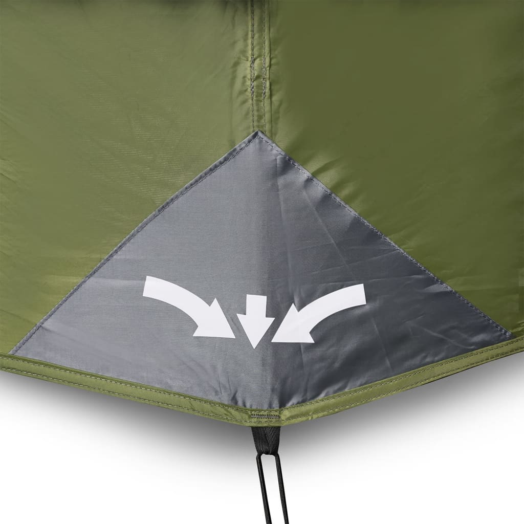 Family Tent 9-Person Green Quick Release Waterproof