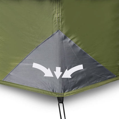 Family Tent 9-Person Green Quick Release Waterproof