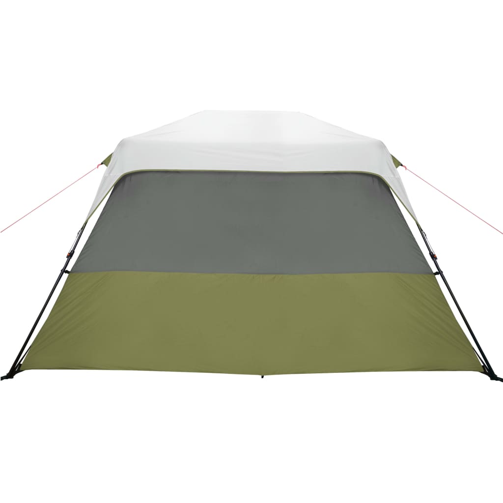 Family Tent with LED 6-Person Light Blue Quick Release