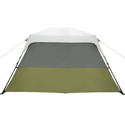 Family Tent with LED 6-Person Light Blue Quick Release