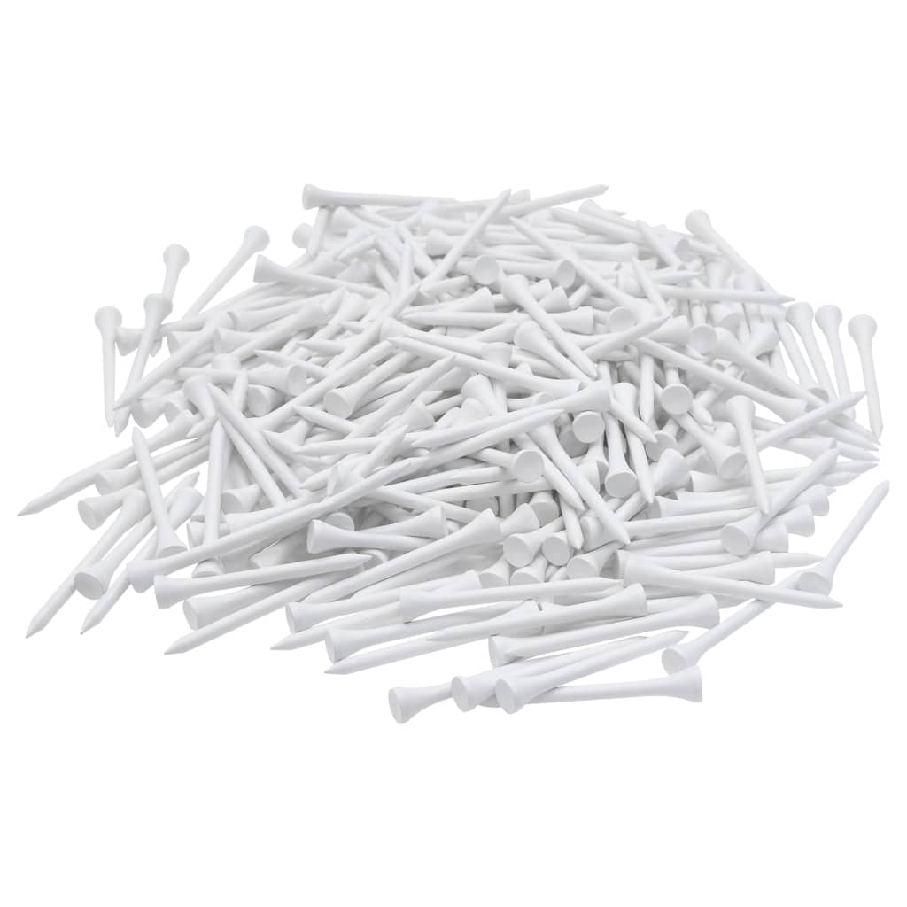 Golf Tees 1000 pcs White 54 mm Bamboo