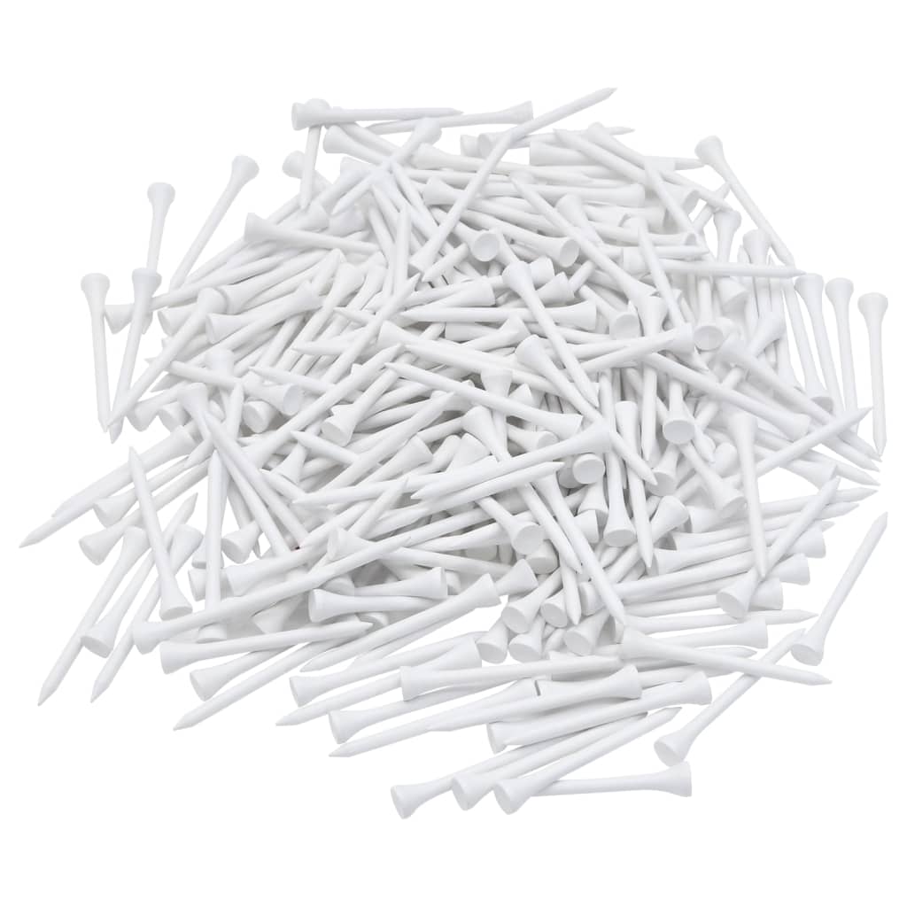 Golf Tees 1000 pcs White 54 mm Bamboo