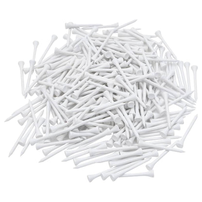 Golf Tees 1000 pcs White 54 mm Bamboo