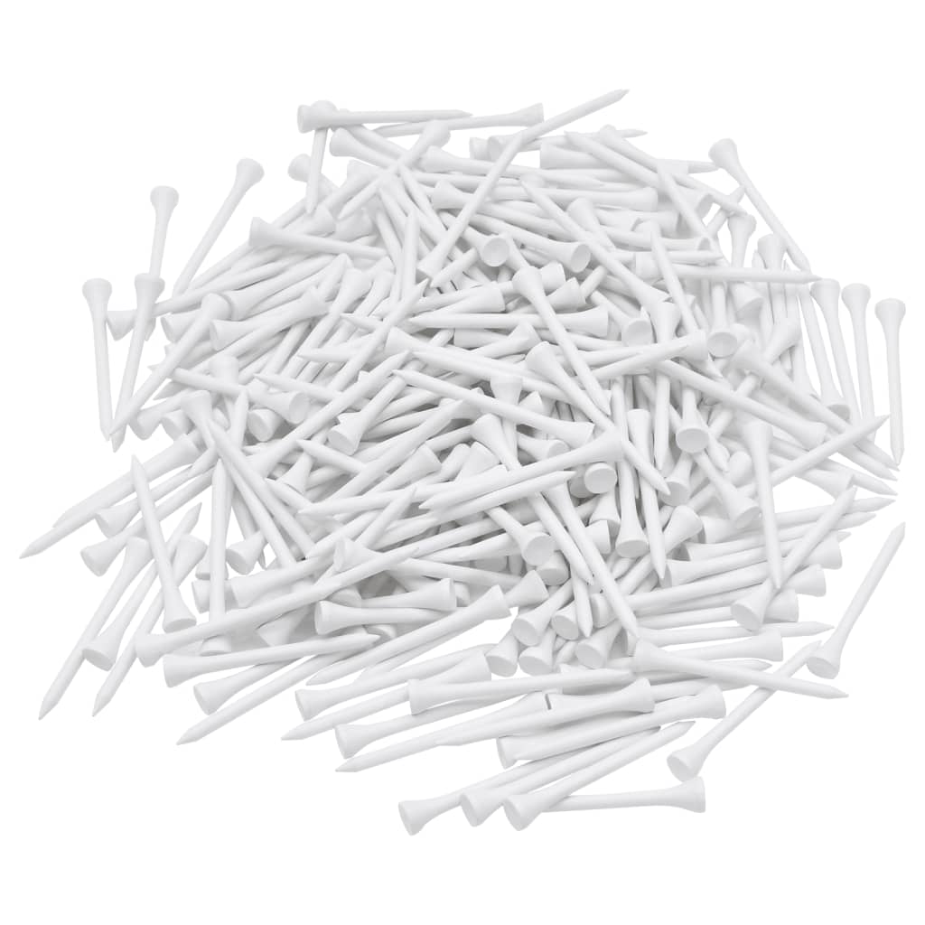 Golf Tees 1000 pcs White 70 mm Bamboo