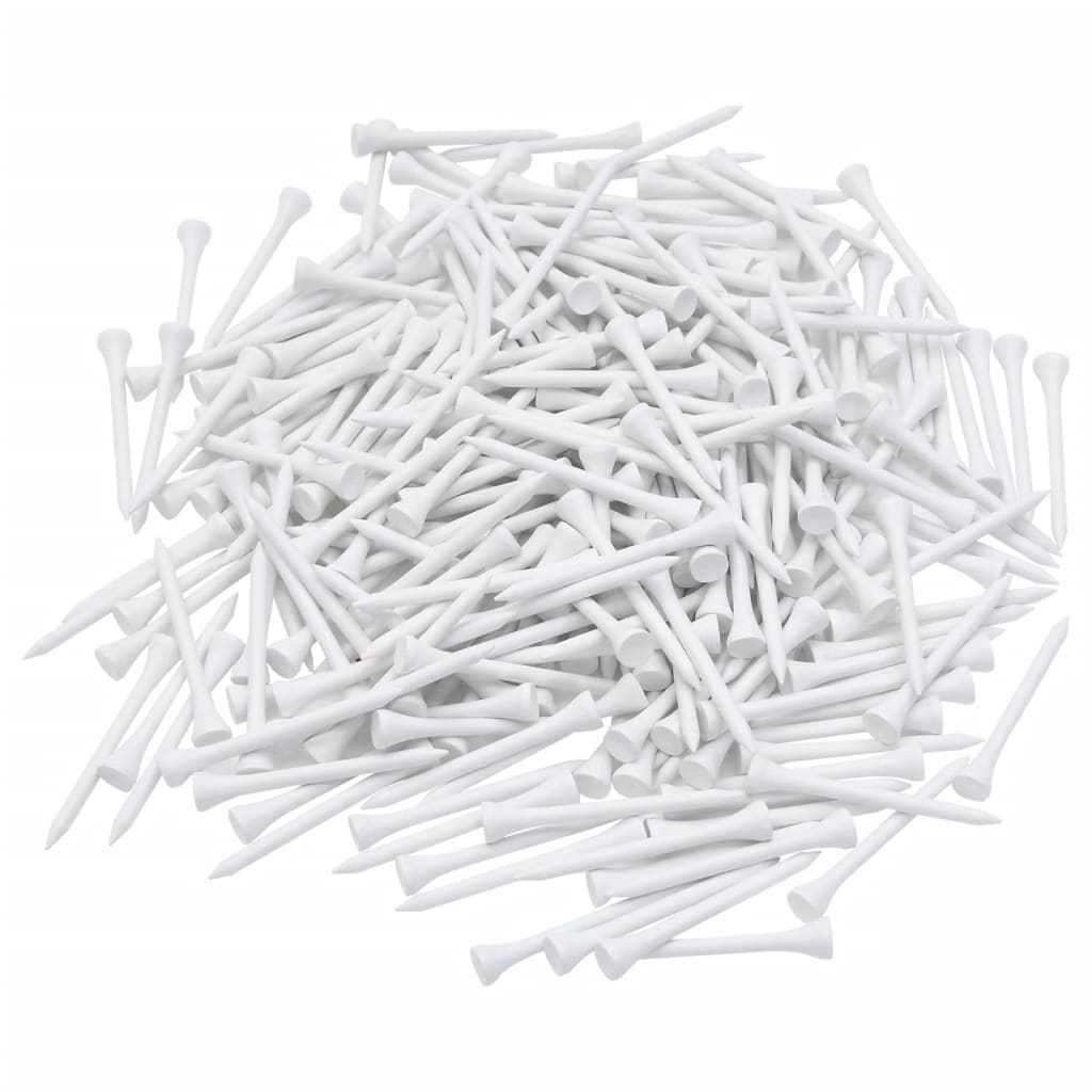 Golf Tees 1000 pcs White 83 mm Bamboo