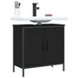 Bathroom Sink Cabinet Black 60x30x60 cm Engineered Wood