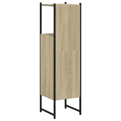 Bathroom Cabinet Sonoma Oak 33x33x120.5 cm Engineered Wood