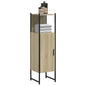 Bathroom Cabinet Sonoma Oak 33x33x120.5 cm Engineered Wood