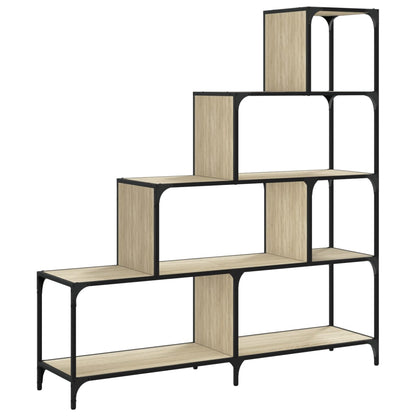 Bookcase 4-Stair Sonoma Oak 139x33.5x149 cm Engineered Wood