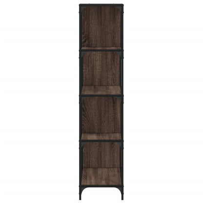 Bookcase 4-Stair Brown Oak 139x33.5x149 cm Engineered Wood