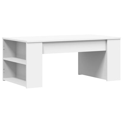 Coffee Table White 102x55x42 cm Engineered Wood