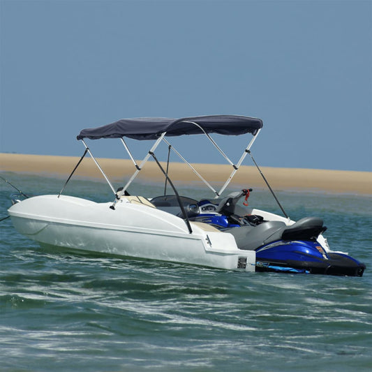 3-bow Bimini Top with Sidewalls 183x(170-182)x137 cm