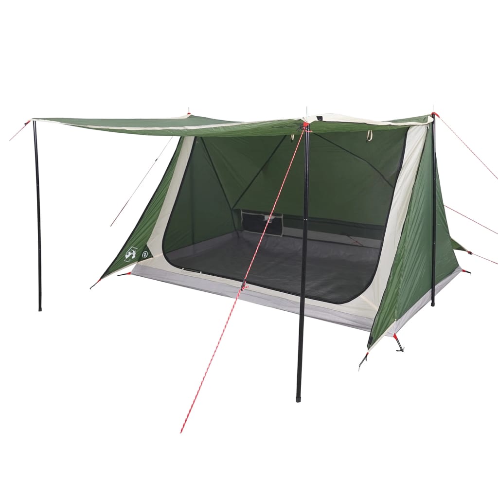 Camping Tent 2-Person Green Waterproof