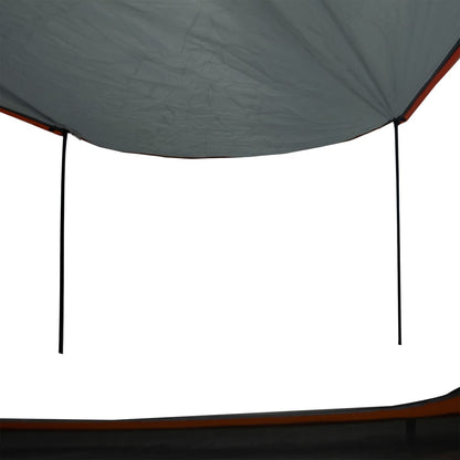 Camping Tent 2-Person Grey and Orange Waterproof