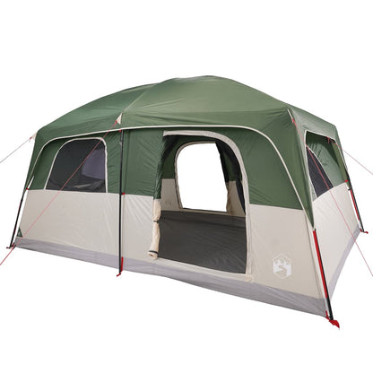 Family Tent Cabin 10-Person Green Waterproof