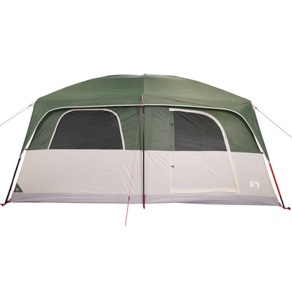 Family Tent Cabin 10-Person Green Waterproof