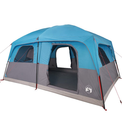 Family Tent Cabin 10-Person Blue Waterproof