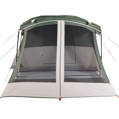 Camping Tent with Porch 4-Person Green Waterproof