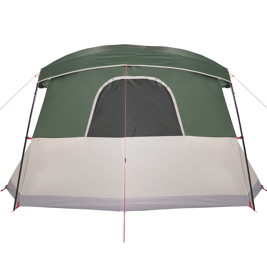 Camping Tent with Porch 4-Person Green Waterproof