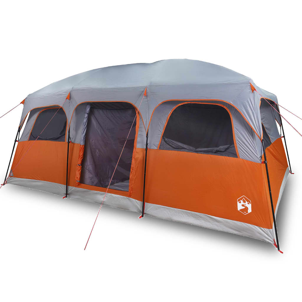 Family Tent Cabin 9-Person Grey Waterproof