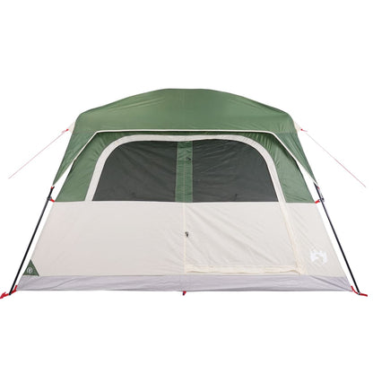 Family Tent Cabin 6-Person Green Waterproof